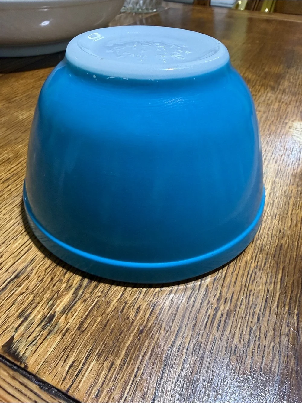 Pyrex Blue primary Rare TM 401 Mixing Bowl